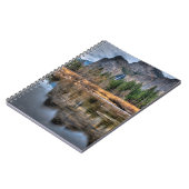 ヨセミテの景色の滝 ノートブック (左側)