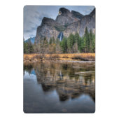 ヨセミテの景色の滝 ミニクリップボード (裏面)