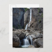 ヨセミテの滝下部 ポストカード (正面/裏面)