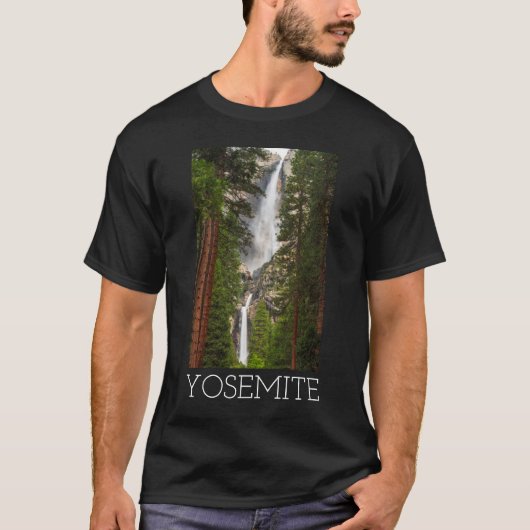 ヨセミテの滝, カリフォルニア Tシャツ (正面)