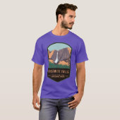 ヨセミテの滝 ヨセミテ国立公園 オーバーサイズ Tシャツ (正面フル)