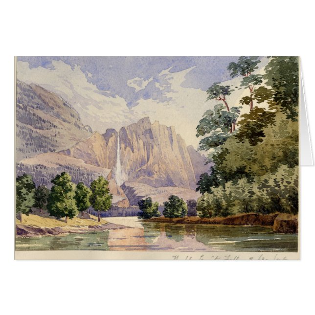 ヨセミテの秋。 2,634フィート (正面横)