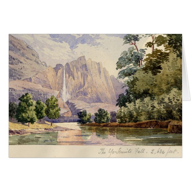 ヨセミテの秋。 2,634フィート (正面横)