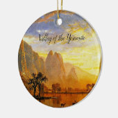 ヨセミテの素晴らし谷 セラミックオーナメント (左)