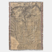 ヨセミテの谷に隣接するシエラネバダ山脈 スローブランケット (正面縦)