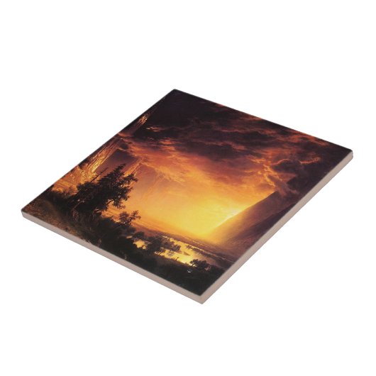 ヨセミテの谷のタイルの日没 タイル (側面)