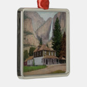 ヨセミテの谷の店および郵便局 メタルオーナメント (右)