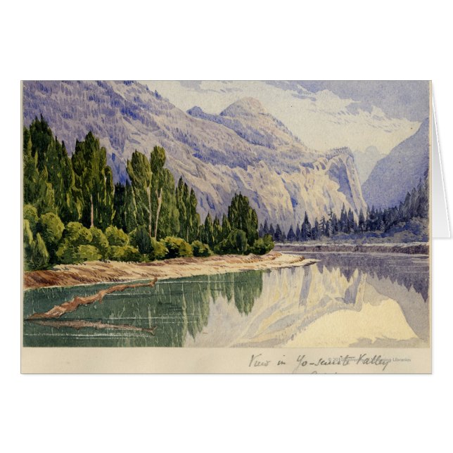 ヨセミテの谷カリフォルニアの眺め (正面横)