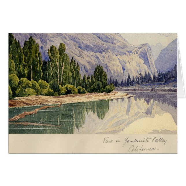 ヨセミテの谷カリフォルニアの眺め (正面横)