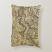 ヨセミテの谷2の地形図 アクセントクッション (裏面(縦))