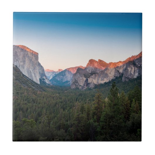 ヨセミテの谷、カリフォルニア タイル (正面)