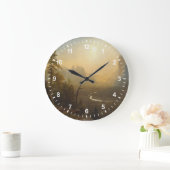 ヨセミテの谷、氷河ポイント道 ラージ壁時計 (ホーム)