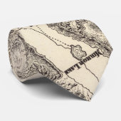 ヨセミテの谷(1879年)のヴィンテージの地図 ネクタイ (ロール)