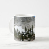 ヨセミテの雪の花崗岩ドーム コーヒーマグカップ (正面左)