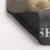 ヨセミテの霧の日の入り マウスパッド (コーナー)