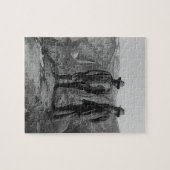 ヨセミテのTeddy RooseveltおよびジョンMuir ジグソーパズル (横)