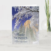 ヨセミテは雪で覆われたカシによって組み立てました シーズンカード (正面)