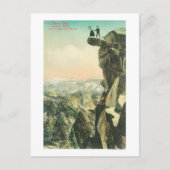 ヨセミテを見下ろす氷河のポイントの表示 ポストカード (正面)