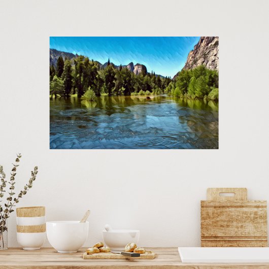 ヨセミテオアシスのポスター ポスター (キッチン)