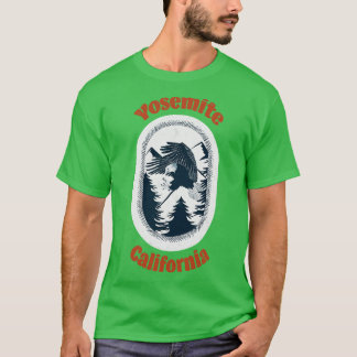 ヨセミテカリフォルニアナショナルパークバルドイーグル Tシャツ