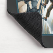 ヨセミテカリフォルニアロック登山 マウスパッド (コーナー)