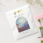 ヨセミテカリフォルニア結婚式の引き出物サンキューフォト フェイバーバッグ (封をした状態)