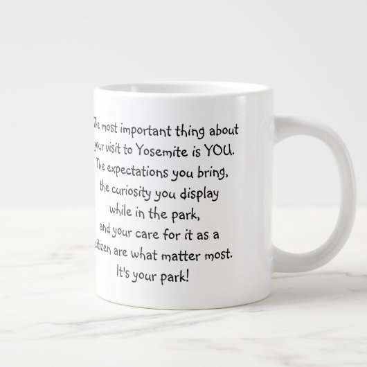 ヨセミテクールジャンボマグ! ジャンボコーヒーマグカップ (右)