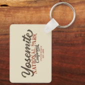 ヨセミテグリズリーベアーカリフォルニア国立公園 キーホルダー (裏面)