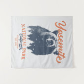 ヨセミテグリズリーベアーカリフォルニア国立公園 タペストリー (正面(横))