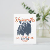 ヨセミテグリズリーベアーカリフォルニア国立公園 ポストカード (スタンド正面)