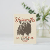 ヨセミテグリズリーベアーカリフォルニア国立公園 ポストカード (スタンド正面)