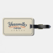 ヨセミテグリズリーベアーカリフォルニア国立公園 ラゲッジタグ (裏面横)