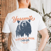 ヨセミテグリズリーベアーカリフォルニア国立公園 Tシャツ
