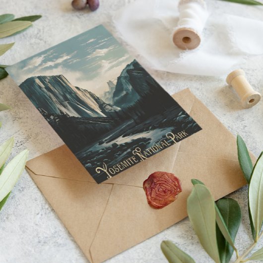 ヨセミテサレザリーセレーヌモーニング ポストカード