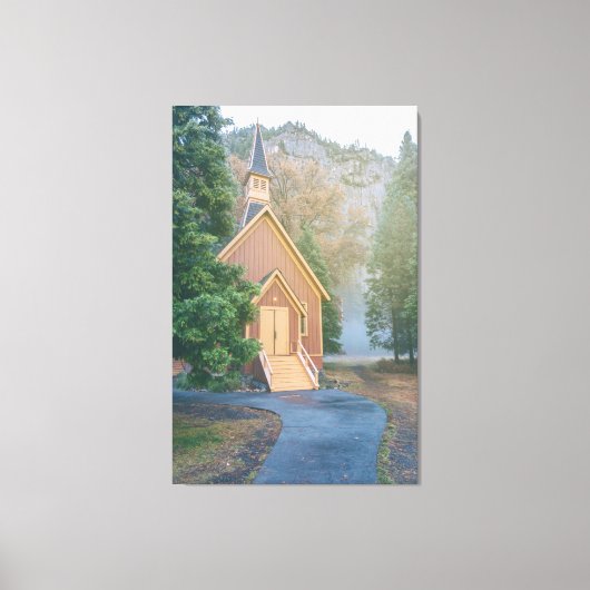 ヨセミテチャペル キャンバスプリント (正面)