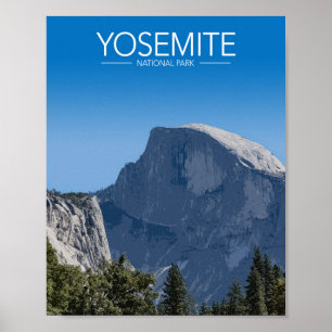 ヨセミテナショナルカリフォルニアパークスタイル適用旅行 ポスター