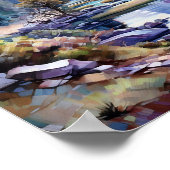 ヨセミテナショナルパークアートプリント ポスター (角)