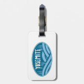 ヨセミテナショナルパークカリフォルニアアウトドア ラゲッジタグ (裏面縦)