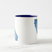 ヨセミテナショナルパークカリフォルニアウッドグレイン ツートーンマグカップ (中央)