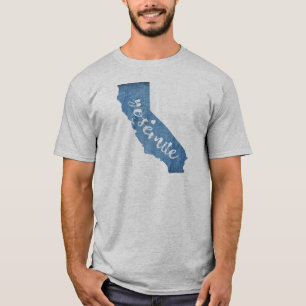 ヨセミテナショナルパークカリフォルニアウッドグレイン Tシャツ