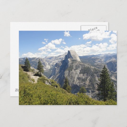 ヨセミテナショナルパークカリフォルニアハーフドームバレー ポストカード (正面/裏面)