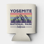 ヨセミテナショナルパークカリフォルニアレトロハイキング 缶クーラー (裏面)
