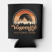 ヨセミテナショナルパークカリフォルニアレトロハイキング 缶クーラー (正面)