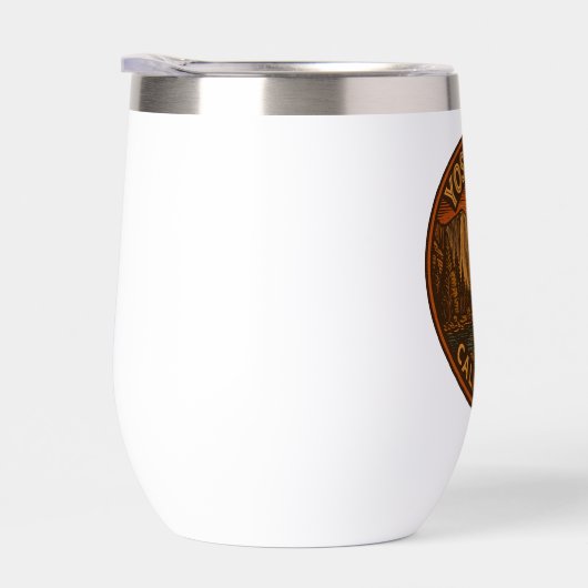 ヨセミテナショナルパークカリフォルニアワインタンブラー (右面)