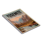 ヨセミテナショナルパークカリフォルニアヴィンテージ ノートブック (右側)