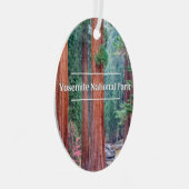 ヨセミテナショナルパーククリスマスツリーオーナメント メタルオーナメント (正面右)