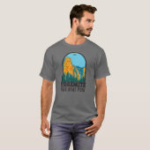 ヨセミテナショナルパークセンティネル秋カリフォルニア Tシャツ (正面フル)