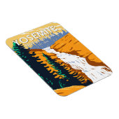 ヨセミテナショナルパークチルヌアルナ滝カリフォルニア マグネット (右側)