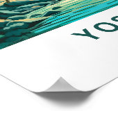 ヨセミテナショナルパークトラベルプリント ポスター (角)