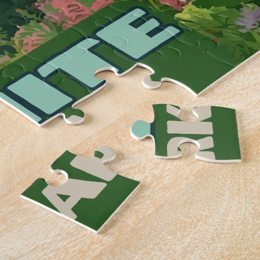 ヨセミテナショナルパークバレーハーフドーム ジグソーパズル (側面)